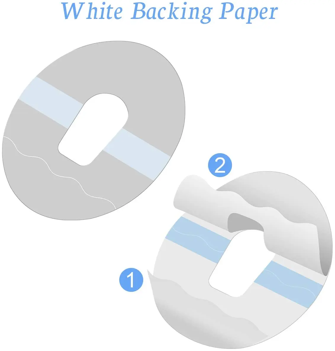 50 шт. водонепроницаемые прозрачные наклейки для душа