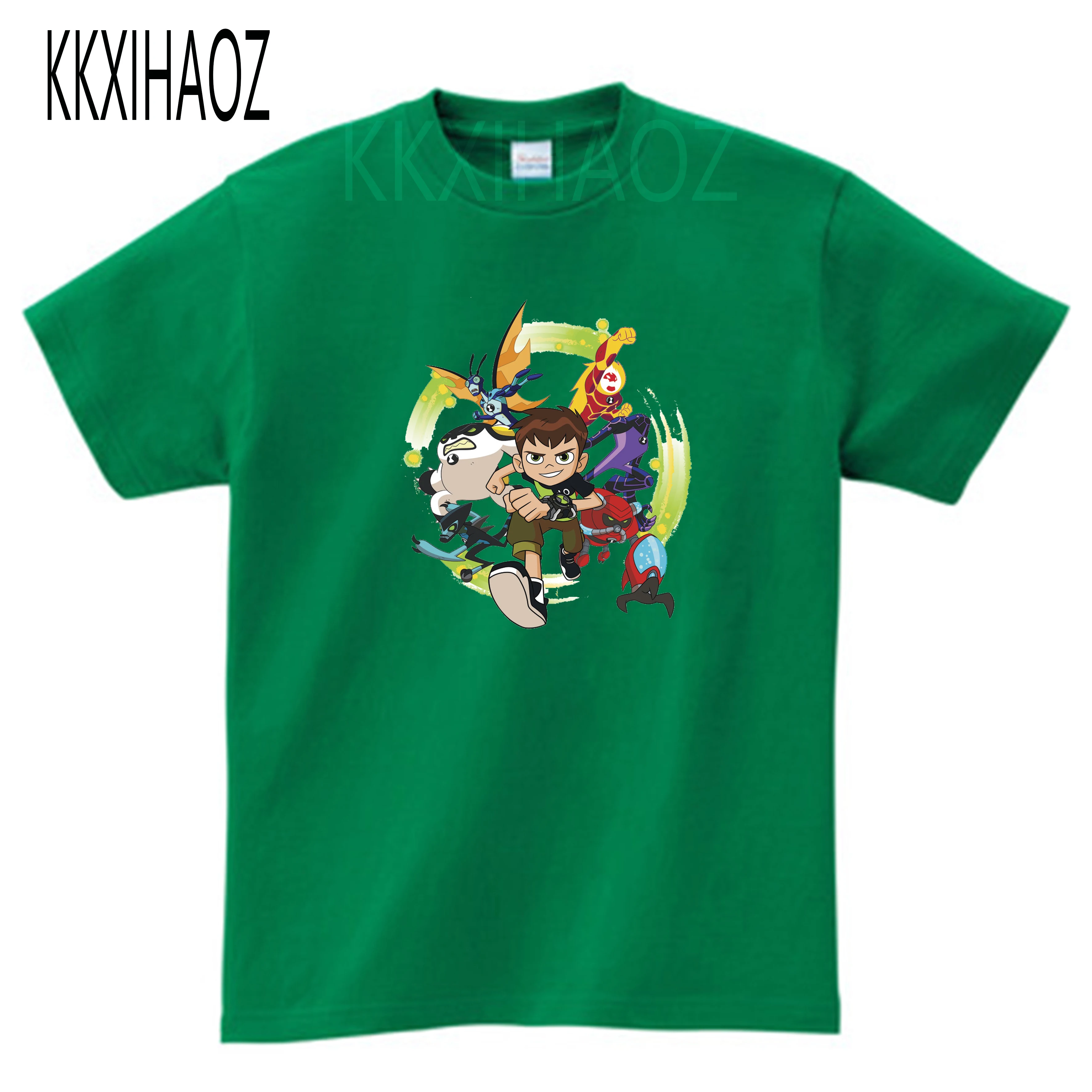 

2020 New Ben Kids T Shirt Genuine Children T-shirt Baby Toddler Summer Tops Boys Girls Anime Cartoon Tees MJ