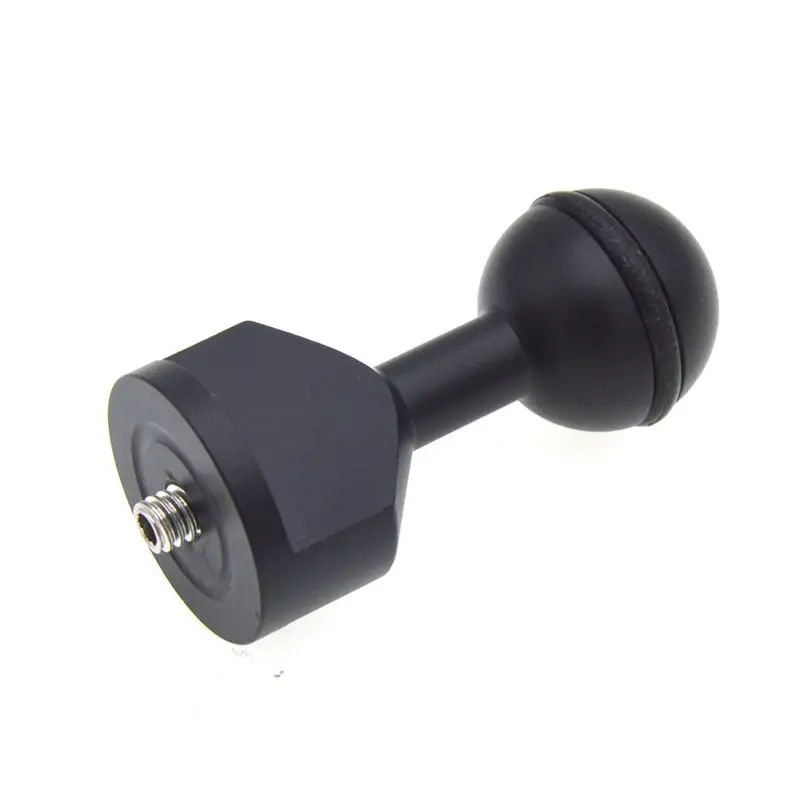 2 шт. 1 дюймовый шариковый адаптер с 1/4 дюймовым винтом для подводной камеры поднос