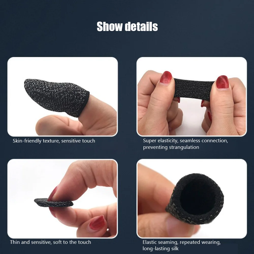 PUBG мобильный игровой контроллер пальчиковые рукава наборы анти-скользящий