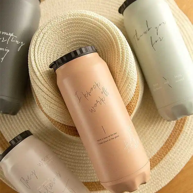 

Fashion Candy Colors Thermos Bottle Children Student Cute Thermo Mug Stainless Steel Belly Cup Thermos Thermocup