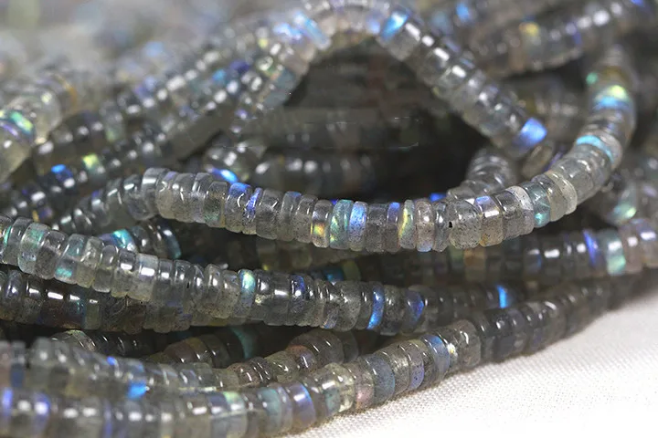 Гладкий лабрадорит 5 мм AAA для изготовления ювелирных изделий своими руками