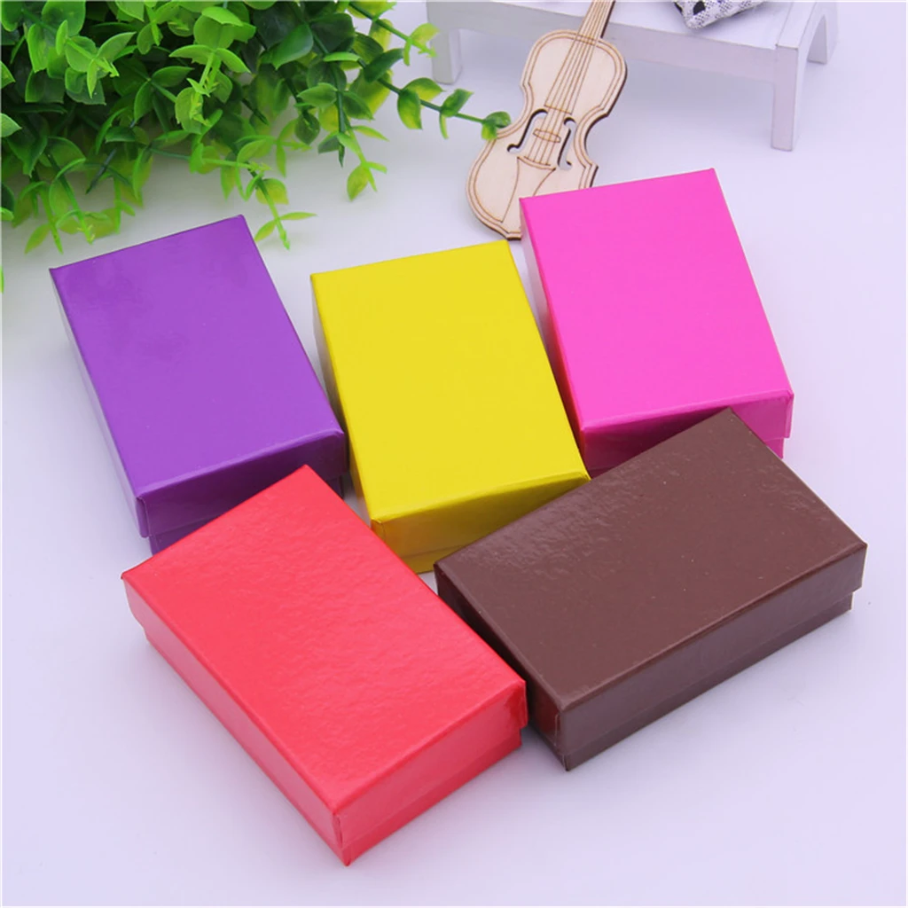 

Blesiya 24pcs Jewelry Gift Boxes Necklace Earrings Ring Small Box Wholesale