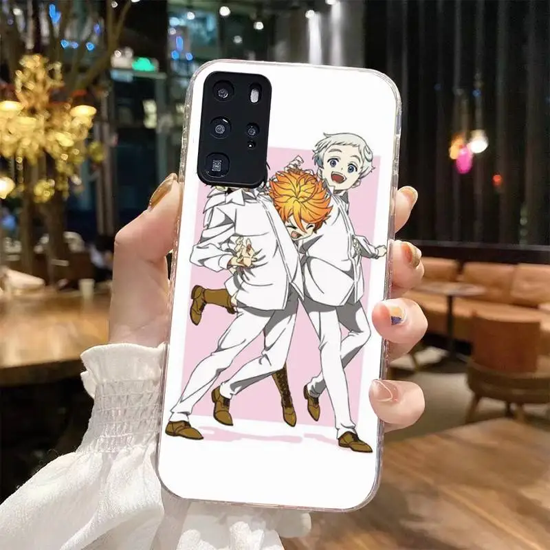 

The Promised Neverland Anime Phone Case For Samsung S4 S5 S6 S7 Edge S8 S9 S10 Plus S20 Lite Fe Note20 A71 A21S Cover Coque