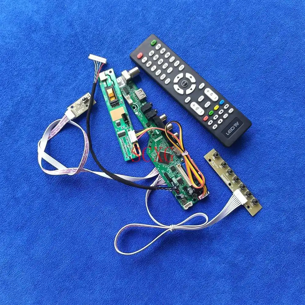 

USB VGA HDMI-compatible LCD display driver board Kit1280*768 Signal Analog 20Pin LVDS For LTD121EX1S/LTD121EX1Z/LTD121EX9D 1CCFL