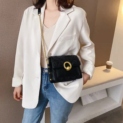 Женская сумка новинка 2020 модный натуральный ромбовидный мессенджер маленькая