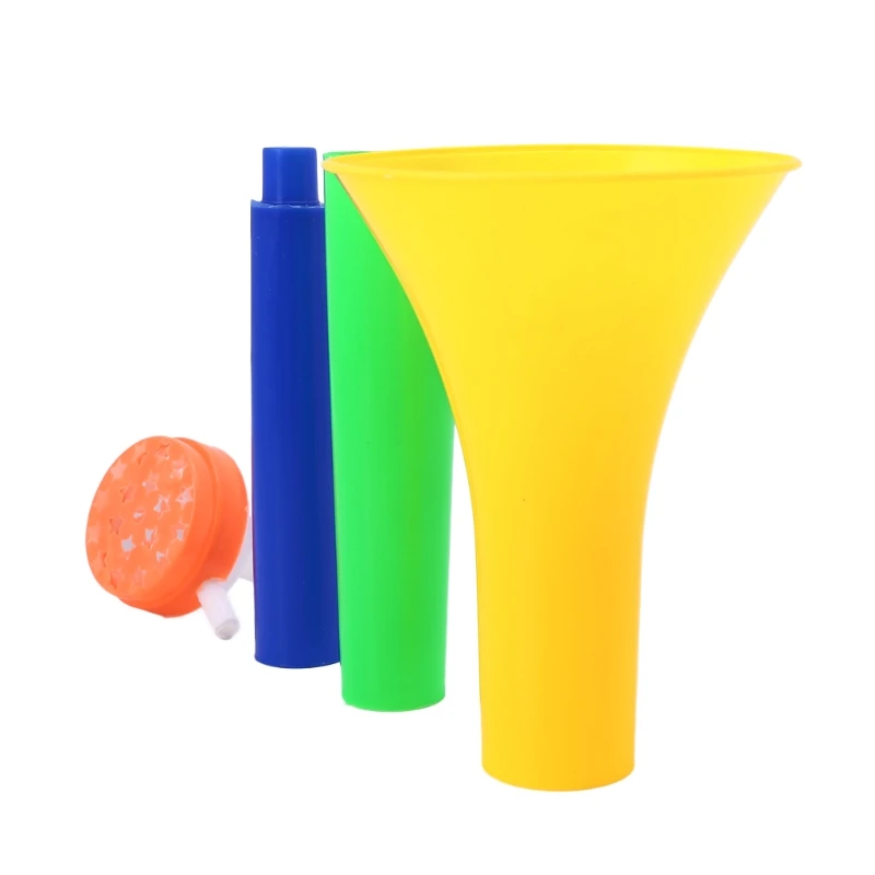 

Football Stadium Cheer Fan Horns Soccer Ball Vuvuzela Cheerleading Kid Trumpet Q22F