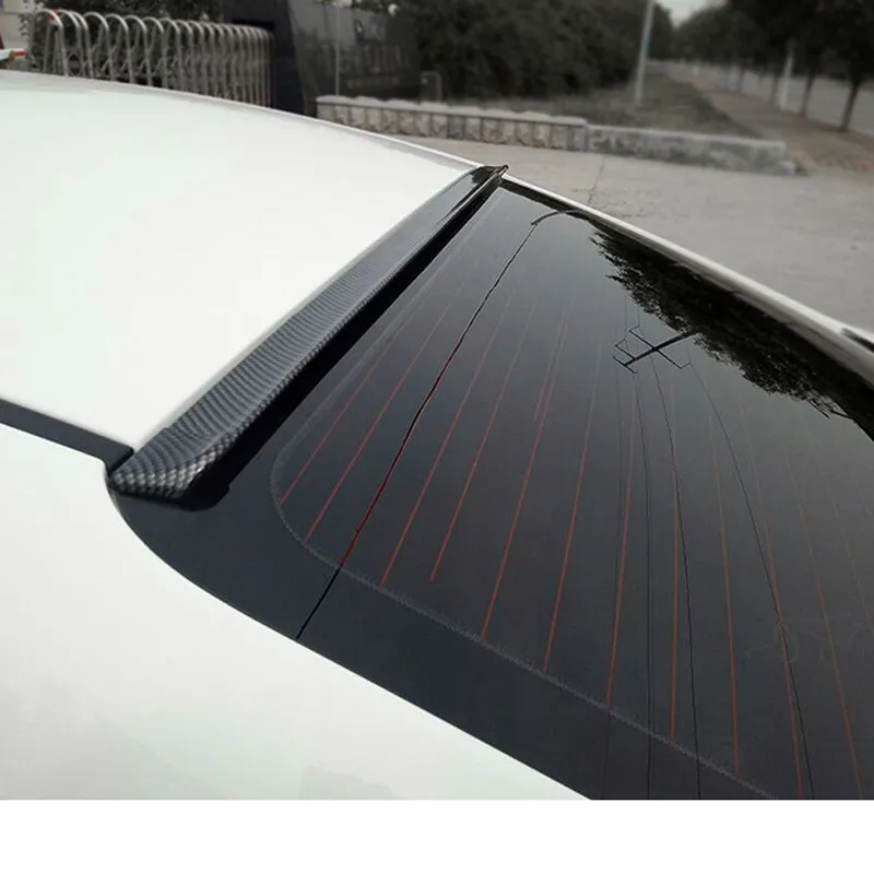Наклейка на задний спойлер автомобиля 1 5 м углеродное волокно для Volkswagen POLO Tiguan
