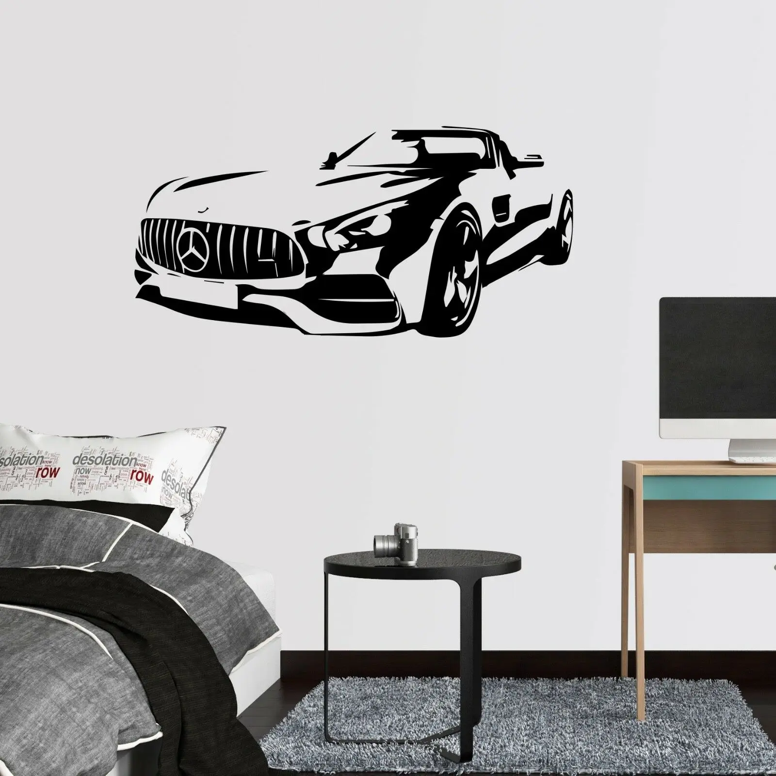 

Car wall stickers, fashion wall decoration in car shops, home living room bedroom decoration, vinyl removable wall stickersQC40