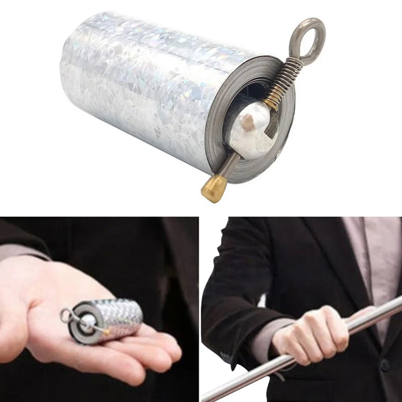 

Pointed Portable Magic Telescopic Stick Props Staff Portable Martial Arts Metal Magic Pocket Bo Staff- New High Quality Pocket