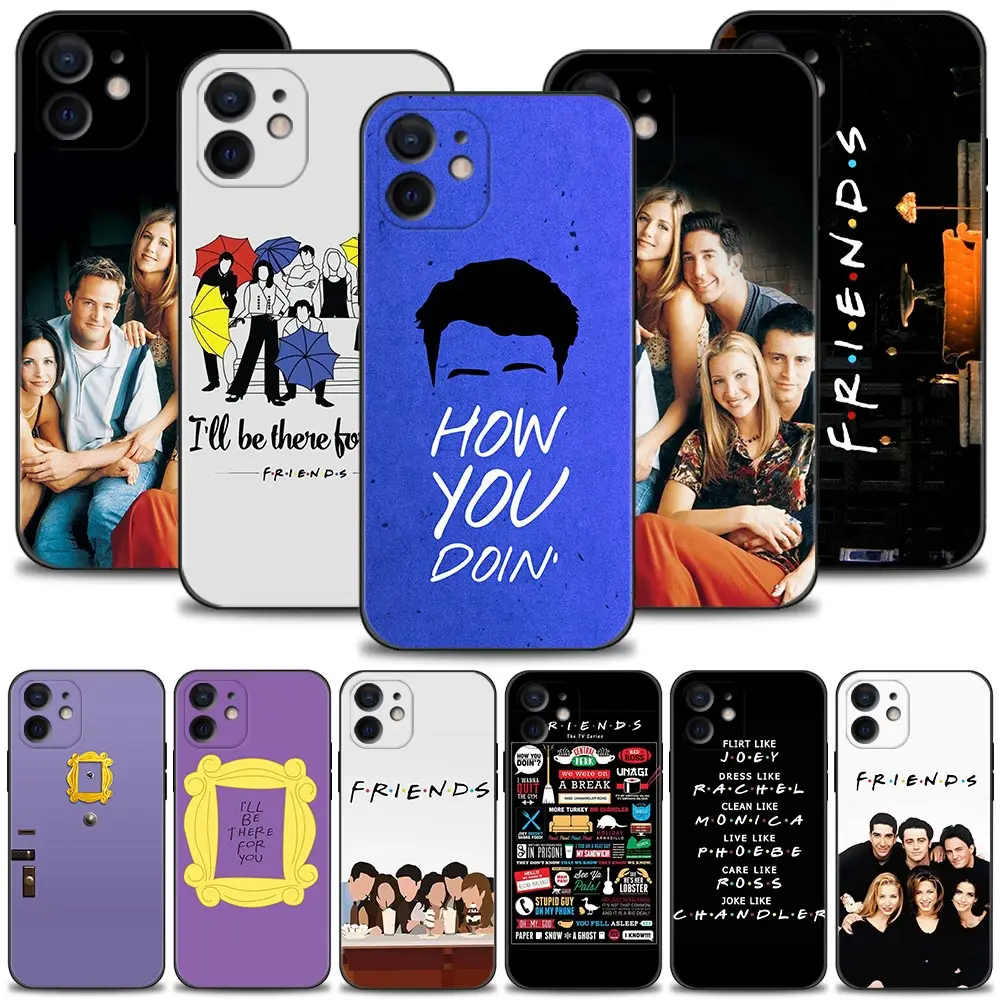 Friends TV Show Phone Case For Apple iPhone 14 14 13 12 11 Pro Max Mini XS Max XR X 7 8 Plus 6 6S Soft Cover Silicone Shell