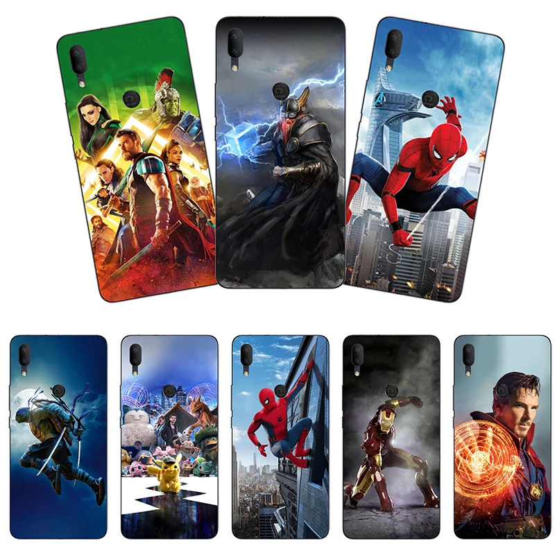 

For Alcatel 3V 2019 6.7 inch Back Cover Beautiful Flower Plants Original Soft Silicone Printed Cartoon Cat rabbit Phone Case