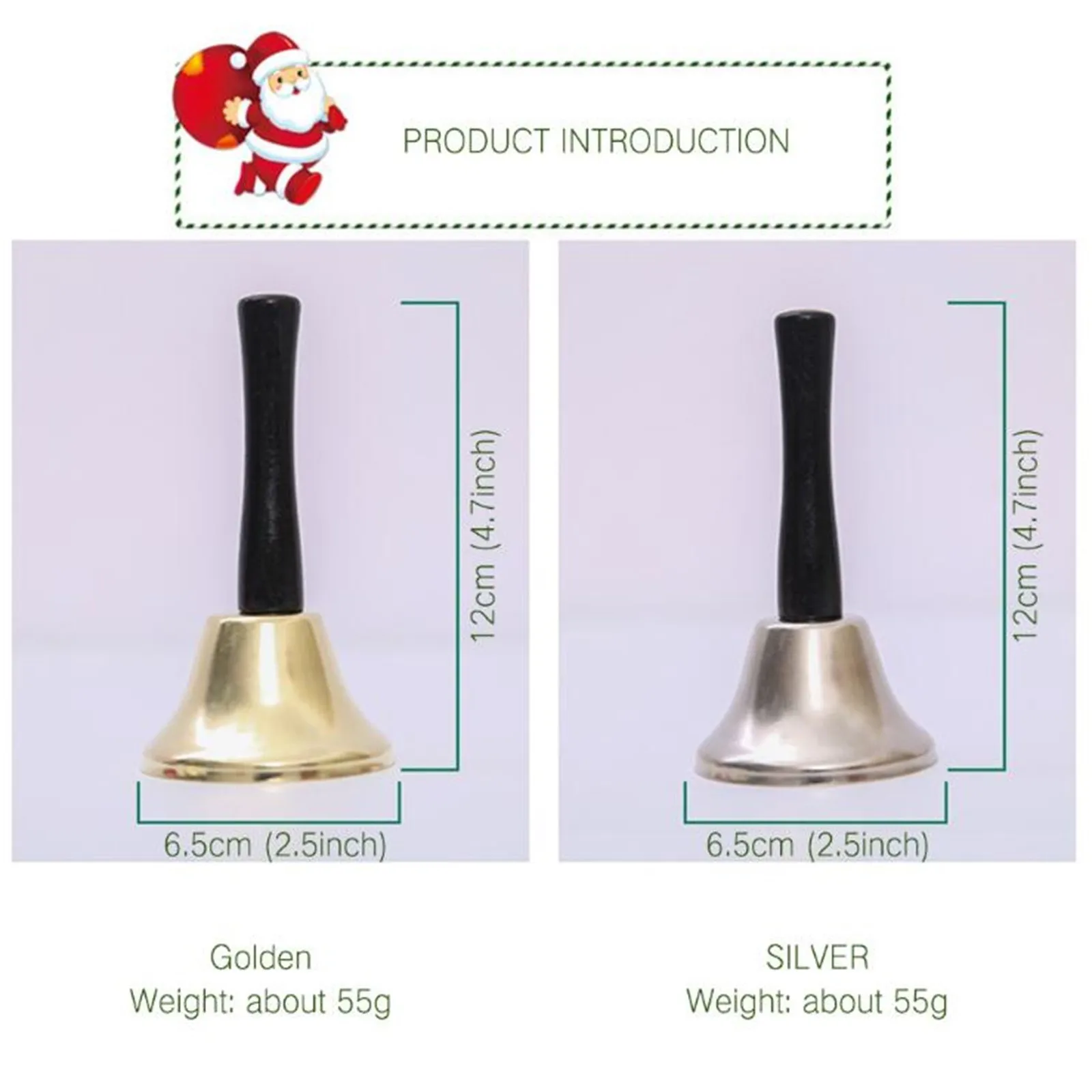 

Santa Claus Handbells Wedding Handbells Tea Bells Christmas Tree Decoration Fun And Tricky New Exotic Funny Spoof Novelty Gift