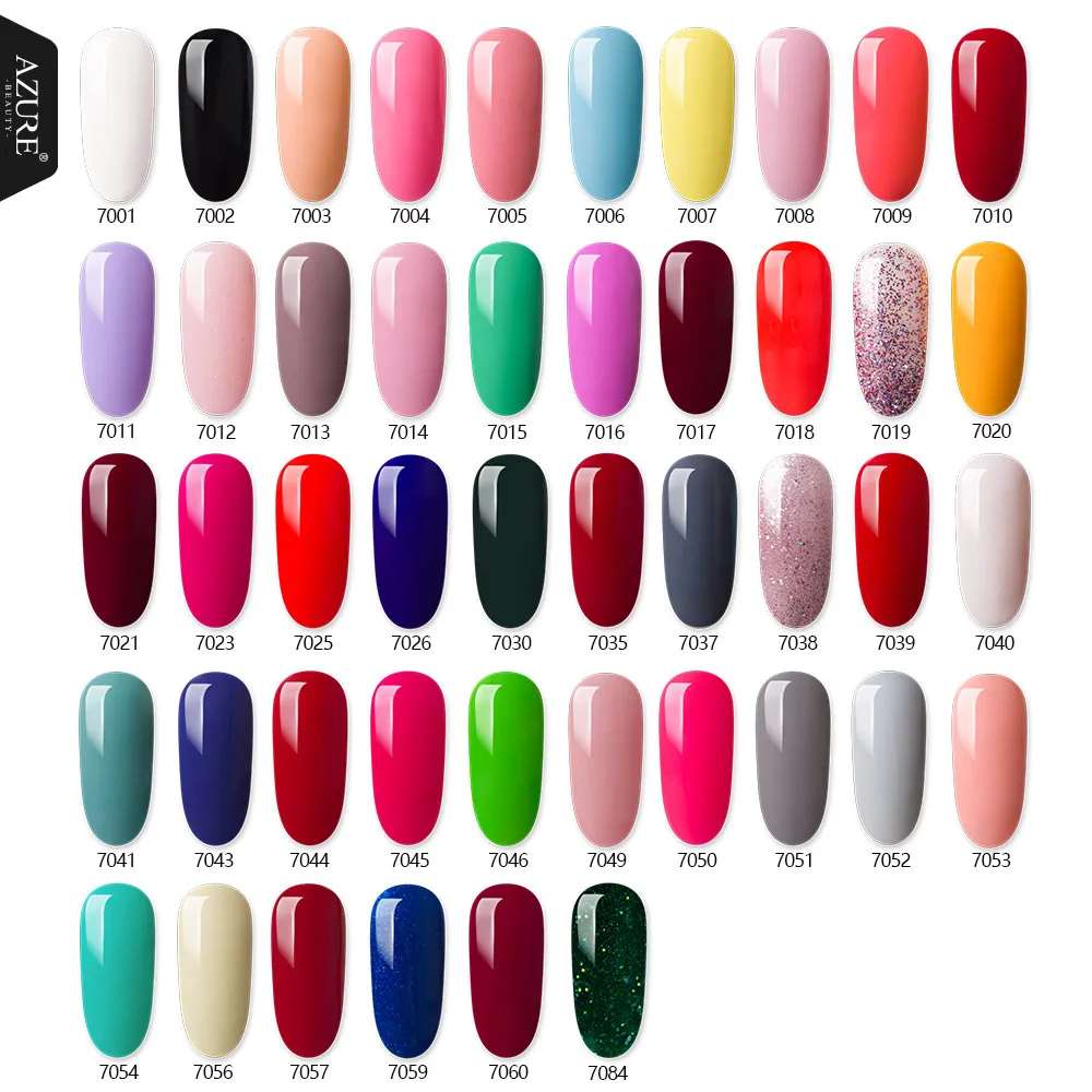 Лазурный 7 мл французский стиль УФ гель для ногтей замачиваемый Гель лак