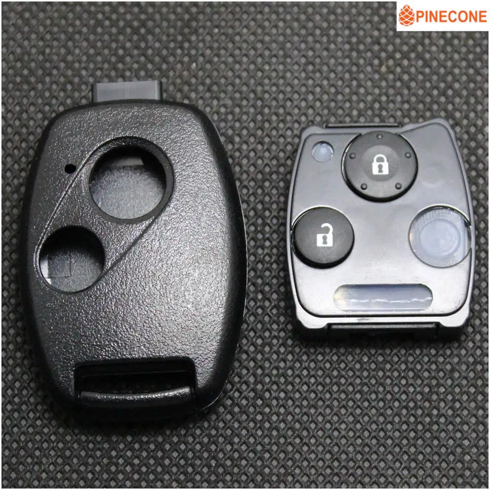 PINECONE для HONDA ACCORD CIVIC CRV ODYSSEY PILOT FIT 2007 2008 2009 2010 2011 2012 чехол для ключей сменный брелок 1 шт - Цвет: A Set of 2 Buttons A