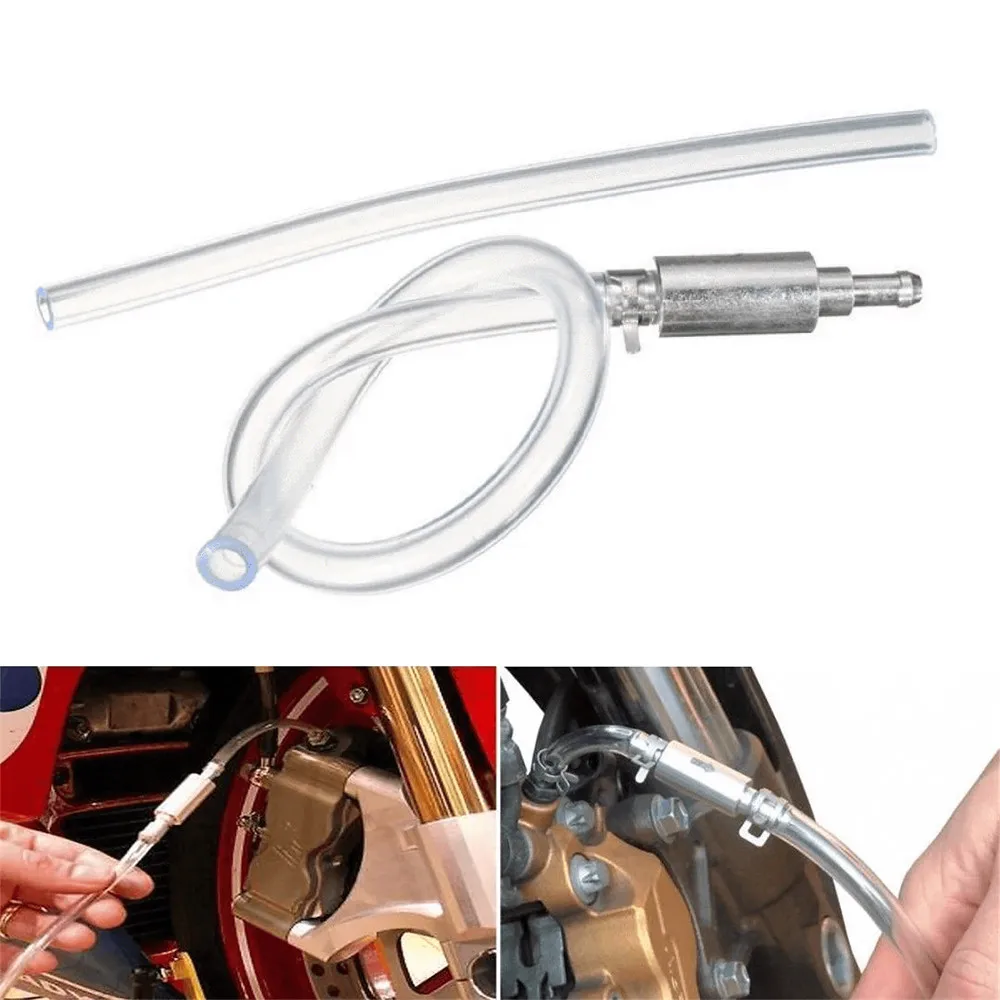 

1X Motorcycle Car Clutch Hydraulic Brake Bleeder Hose Valve Tube Bleeding Tool Kit Replacement Adapter Hose Motorbike Repair Kit