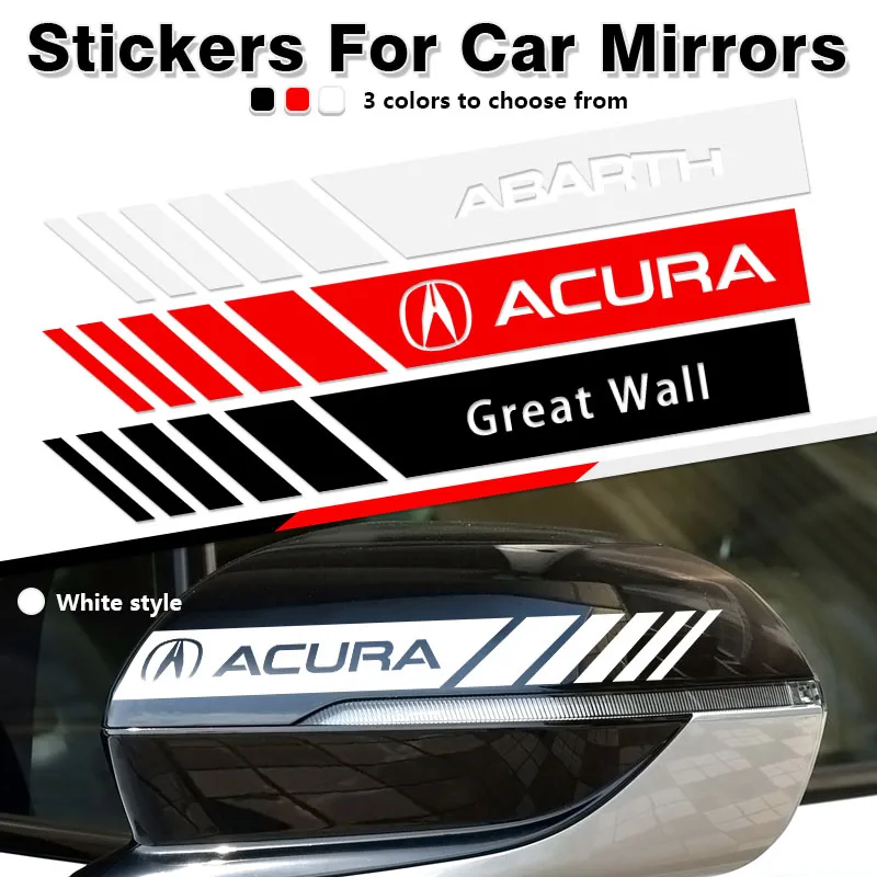 

2pcs Car Rearview Mirrors Sticker Auto Stripes Sticker For Chery Tiggo 7 Pro 8 4 5 3 2 T11 5X Amulet Fora QQ IQ Fulwin Arrizo 5