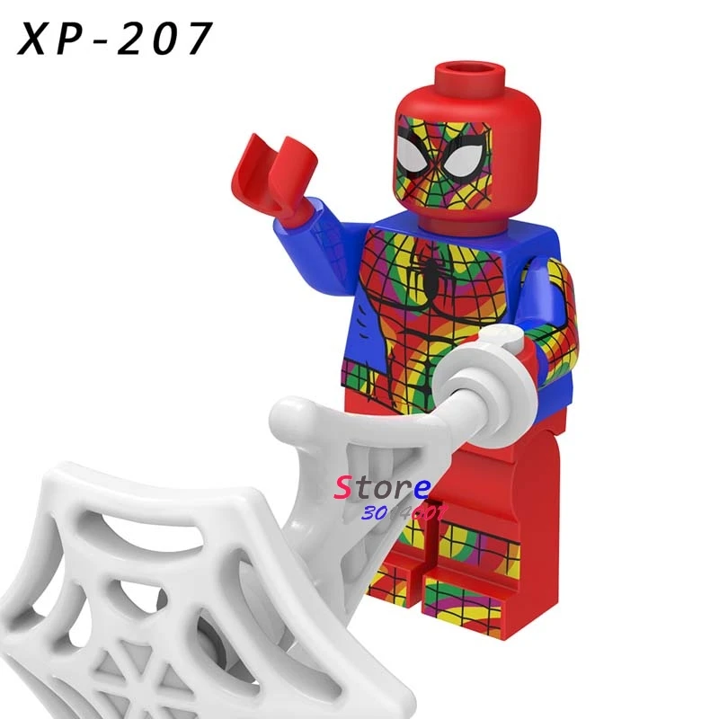 XP207 Один фильм Marvel Человек-паук вдали от дома яд призрак всадник Человек-паук Mysterio строительные блоки детские игрушки - Цвет: XP207
