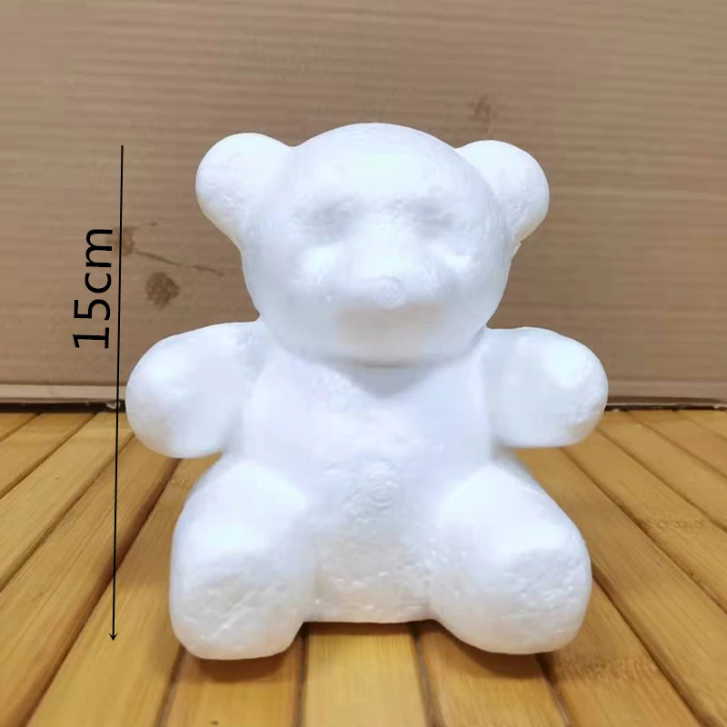 Искусственный медведь 1 шт. 15 см/20 см аксессуары для рукоделия подарки из