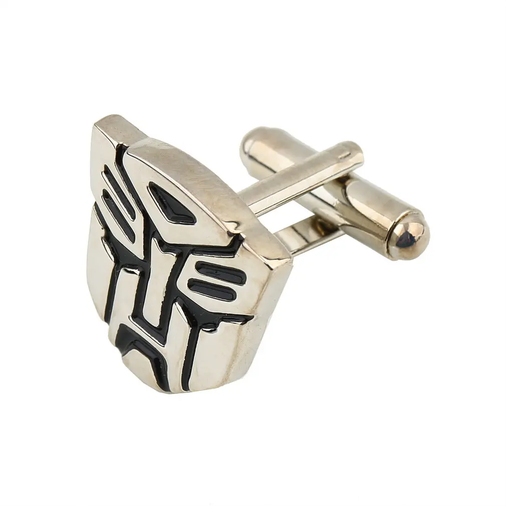 Мужская рубашка для свадебной вечеринки квадратная DC Marvel супер герой Запонки