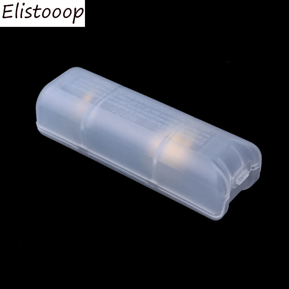 Пластиковый прозрачный контейнер для хранения аккумуляторов 26650 с функцией
