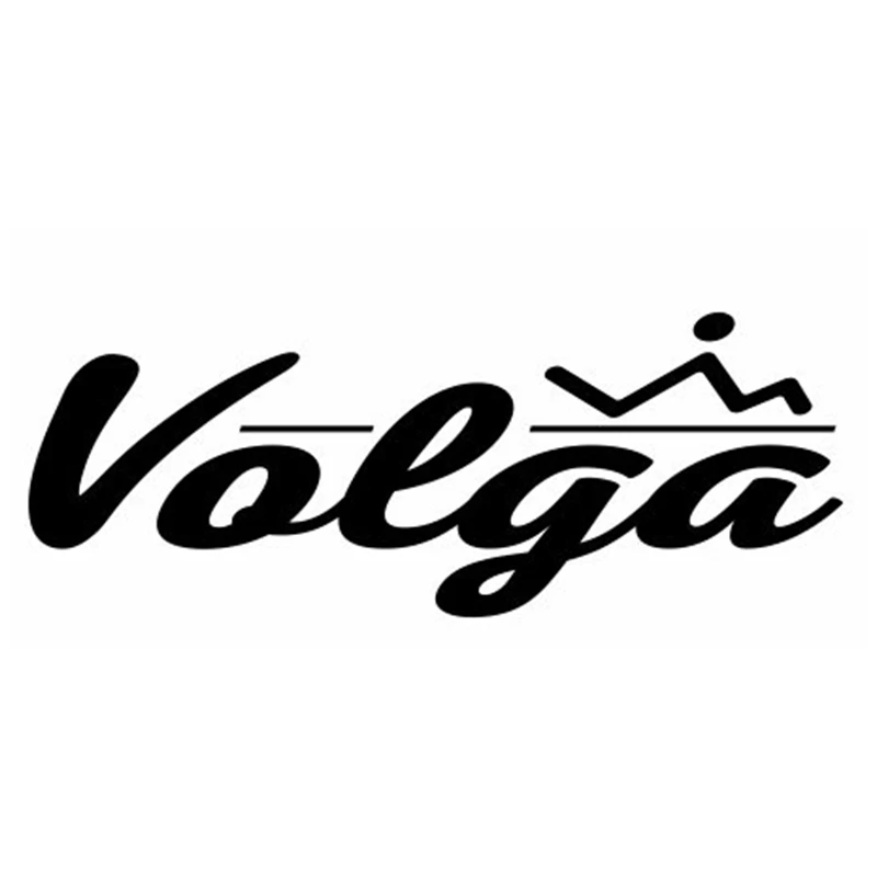

Dawasaru Volga Letters Personalized Car Sticker Waterproof Decal Laptop Truck Suitcase Auto Accessories PVC,30cm*11cm