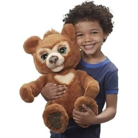 24cm curious interactive bear plush toy cute electric music bear lovely stuffed kids birthday xmas christmas gift