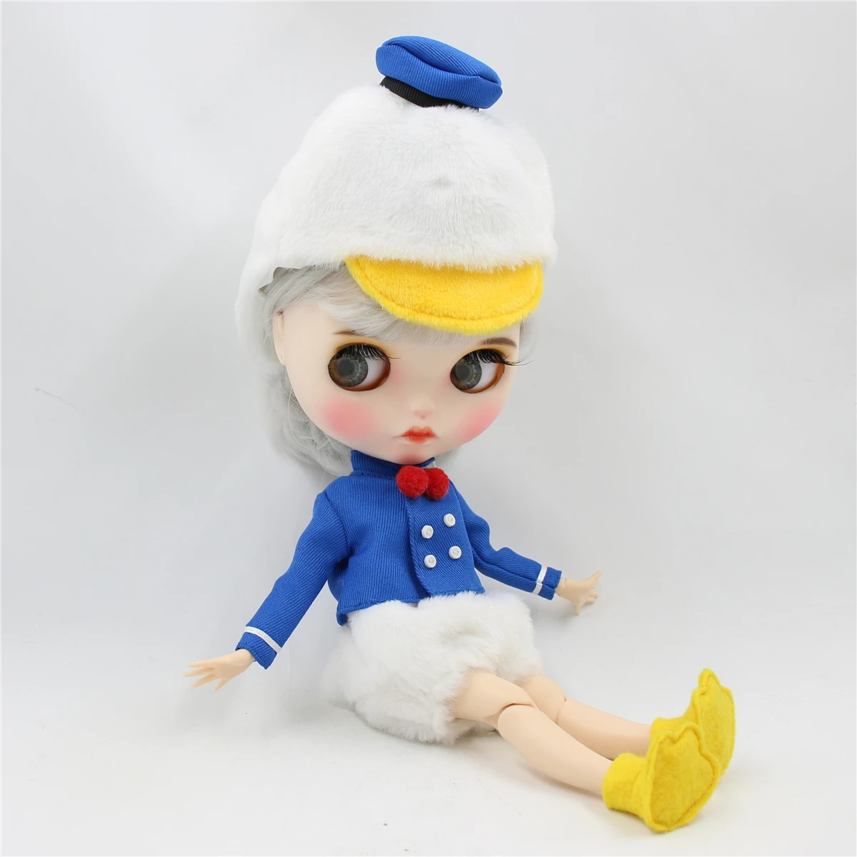 Ледяная фабрика Blyth Кукла Одежда личка игрушка утка костюм милая одежда Дональд Дак наряд