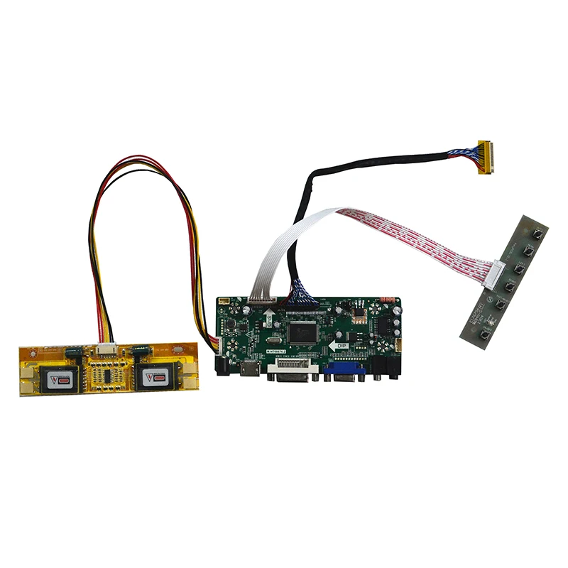 M.NT68676.2A универсальная плата ЖК контроллера аудио HDMI VGA DVI для 20 дюймов 1600x900 LTM200KT01 4