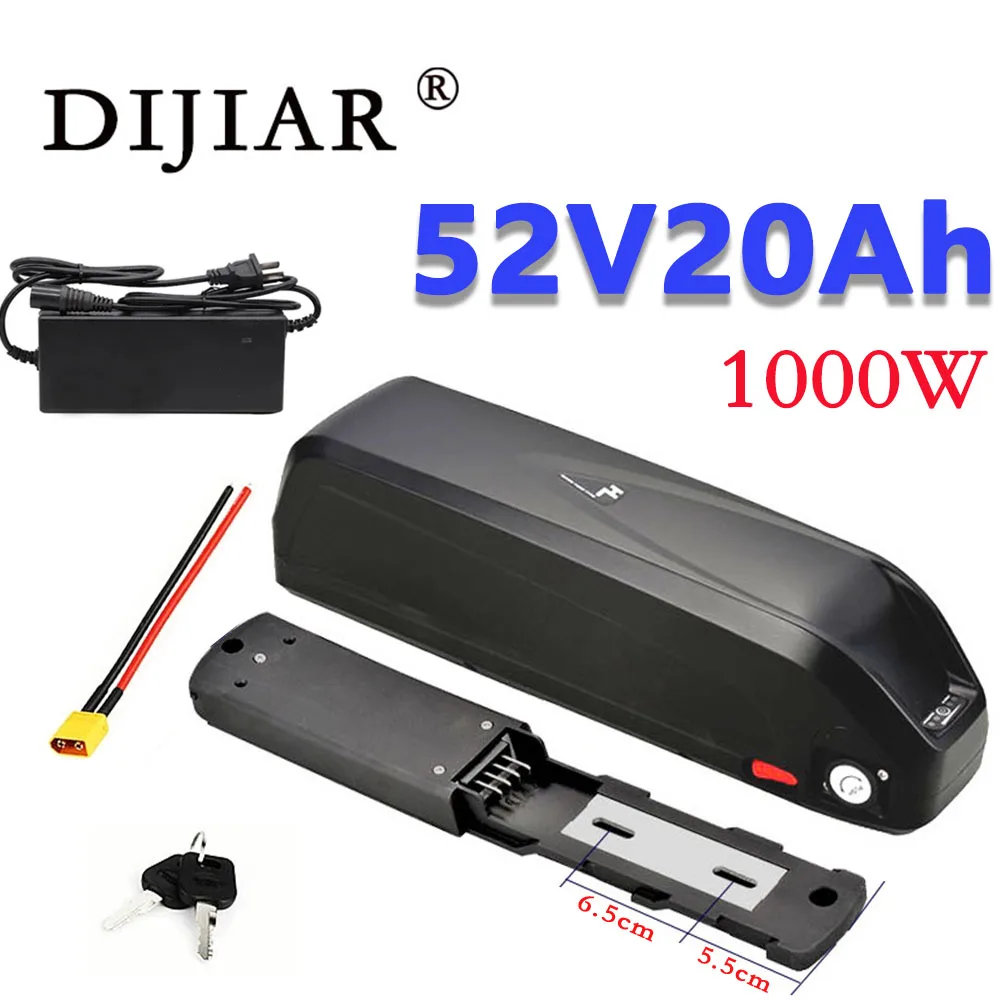 

DIJIAR 52VHailong electric lithium battery 52V20Ah with USB port 1000W large capacity powerful battery bike modification
