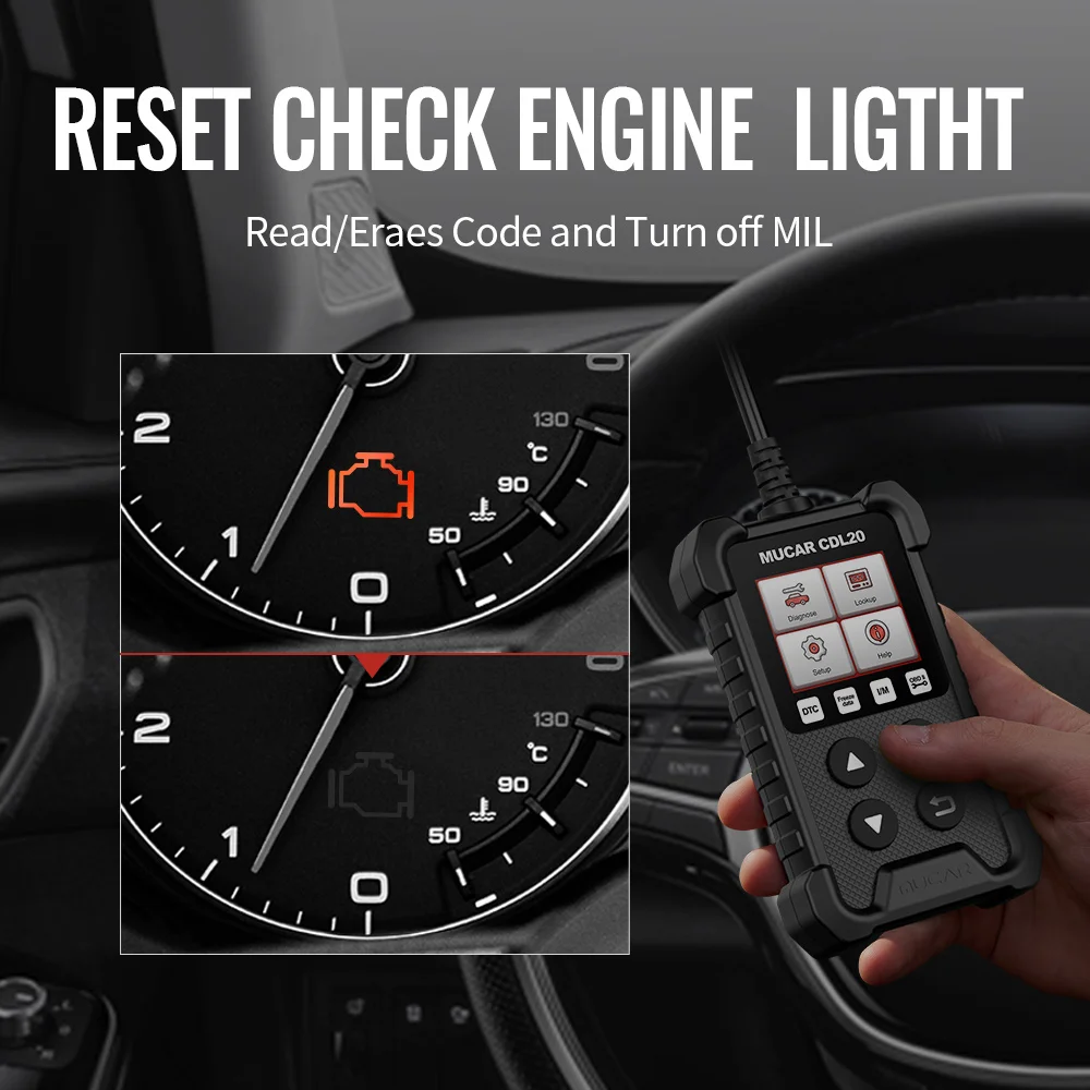 Диагностический сканер MUCAR CDL20 Automend Pro OBD2 инструмент для диагностики автомобиля