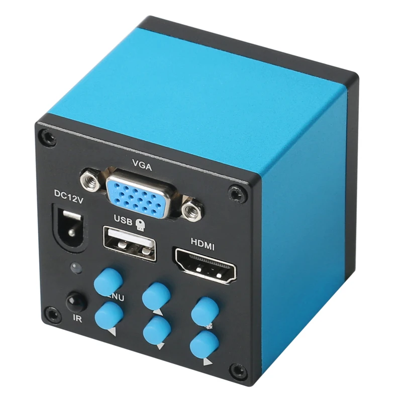 Цена 180X 300X зум C-образное Крепление объектива 1080P HDMI VGA промышленный цифровой видеомикроскоп комплект камеры светодиодный светильник ка для ремо...