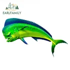 EARLFAMILY 15 см x 9 см переводная картинка корифена гиппурс 3D Стилизация автомобиля фотографический Декор Наклейки на окно бампер кузова автомобиля