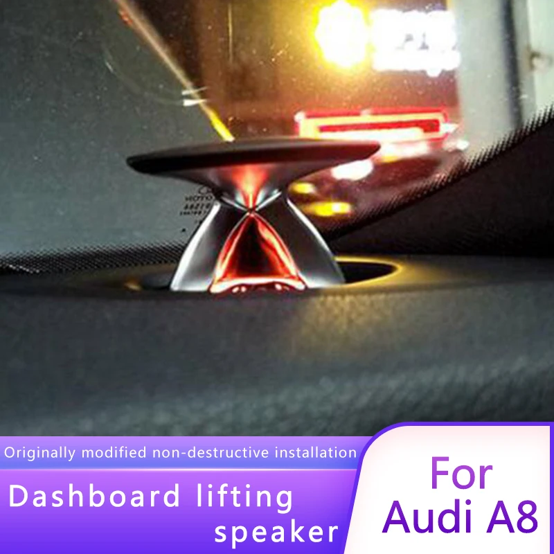 

Колонка для подъема центральной панели для audi a8 2011-2017, 64 цвета, освещающие автомобильные динамики