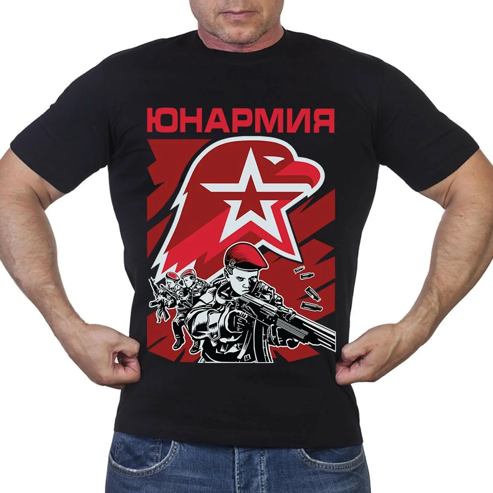 

2021 Men New.T-shirt The Young Army.Special forces RUSSIA RUSSIAN 100 Cotton Print TShirts