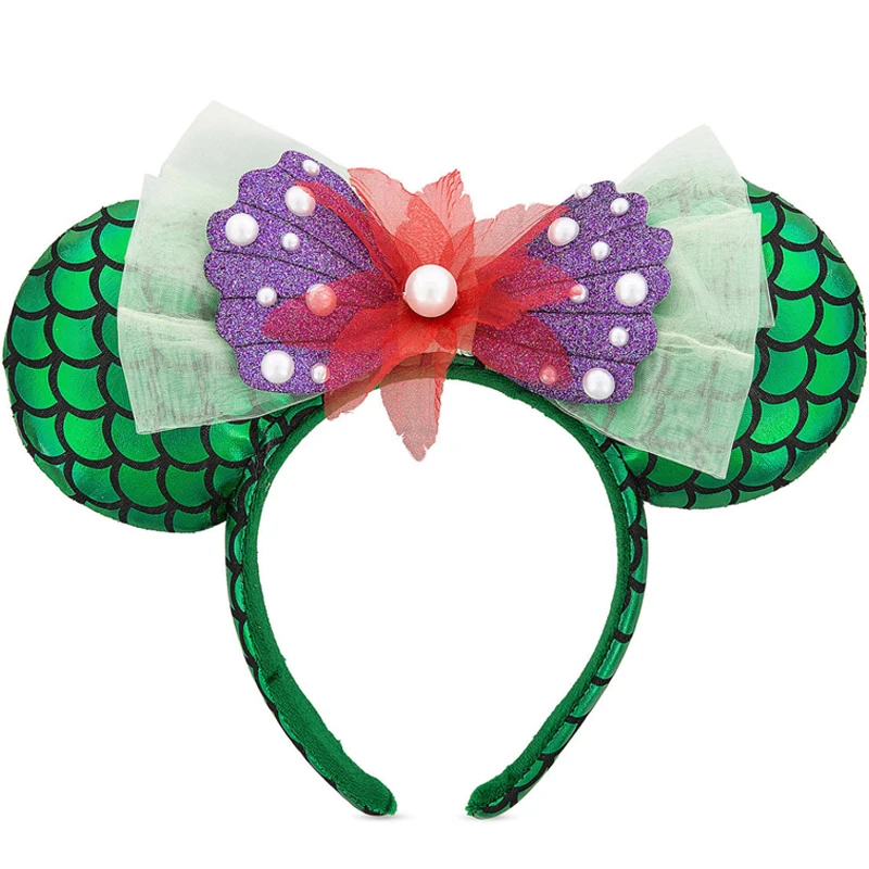 Повязка на голову с маленькой русалочкой и ушками Минни Микки|Мягкие игрушки