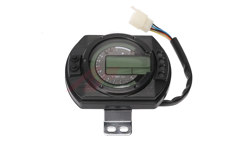12500 об/мин мотоциклетный спидометр lcd MPH цифровой одометр 7 цветов подсветка мотоциклетный Спидометр Тахометр