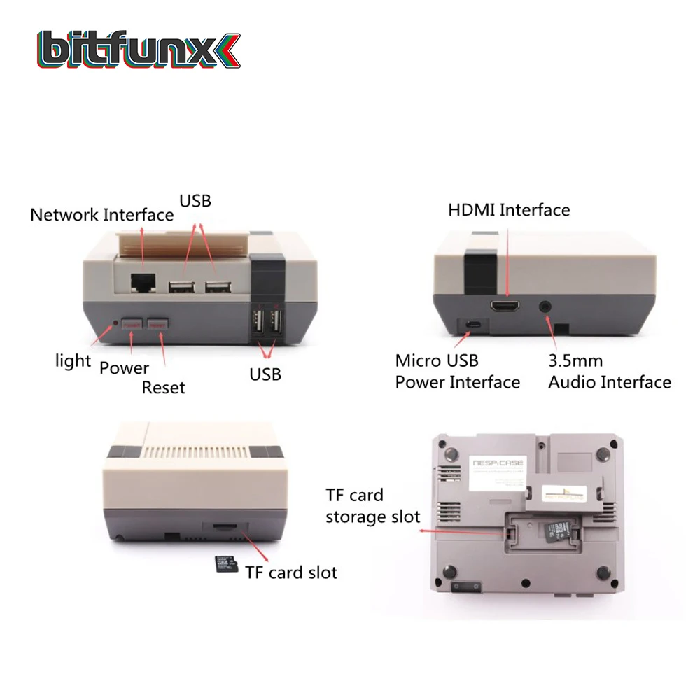 Мини Чехол NESPI чехол Retroflag с вентилятором питания комплект для Raspberry Pi B +/2B/3B/3B +