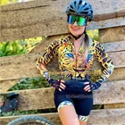 Женский костюм для триатлона, велосипедный трикотажный комбинезон, профессиональные велосипедные Чокеры с длинным рукавом, Женский костюм для велоспорта