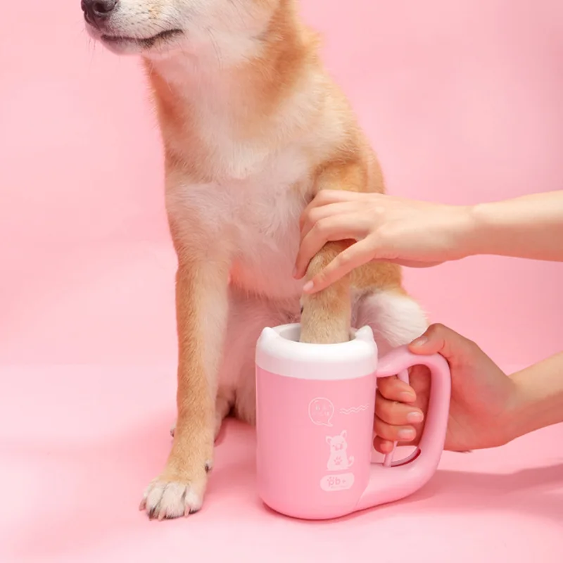 

Pet Cat Dog Foot Washer Clean Cup Dirty Paw 360 Cleaning Tool Soft Silicone Combs Cleaner Cup Dog Foot Wash Tools Pet Supplies