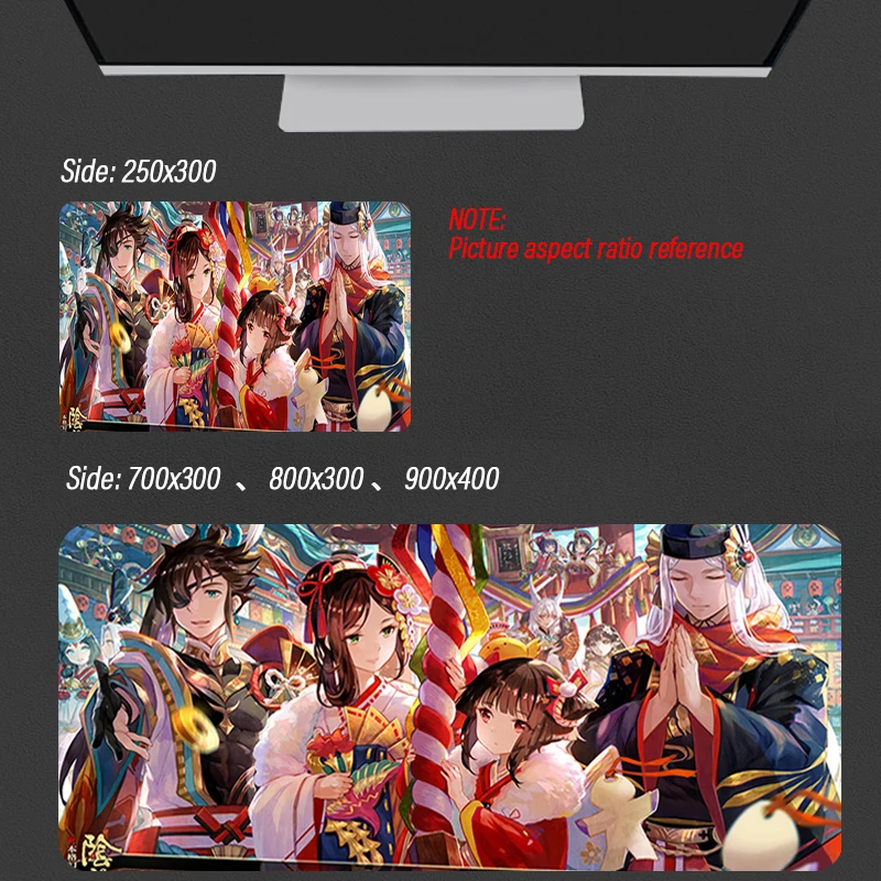 

Onmyoji Mouse Pad Gaming Mousepad Mat Gamer Mouse Pad Keyboard Desk Table Carpet Mausepad For Computer Laptop Pad Support DIY