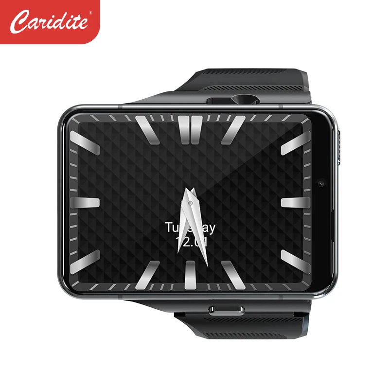 Смарт часы Caridite SH 15 с экраном 2 88 дюйма 9 0 мА Android 4G Беспроводная зарядка 4 + 64 ГБ две