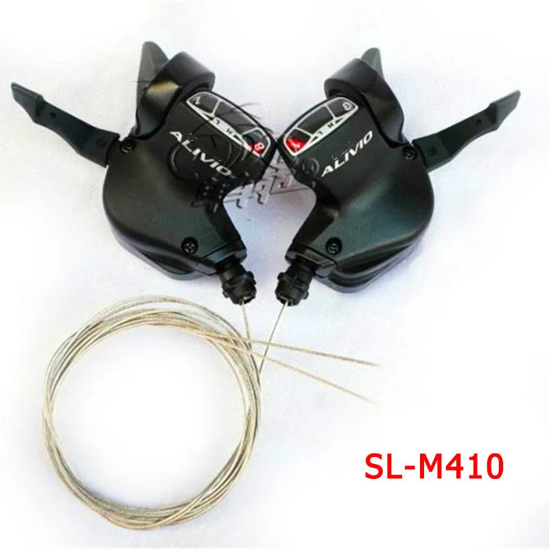 Оригинальный shimano ALIVIO SL M410 3X8S 24S рычаг переключения скоростей триггер левая и