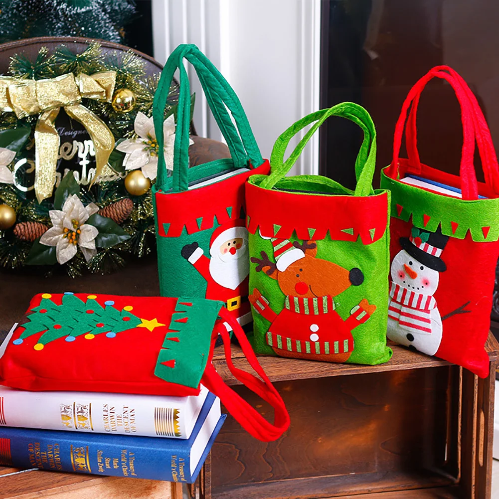 Рождественские украшения для дома носки Санта Клауса стильные сделайте вечерние