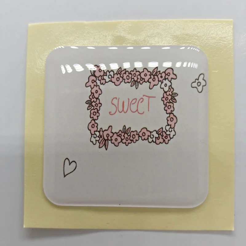 

dome sticker 3d epoxy wall tile stickers face sticker cheap price