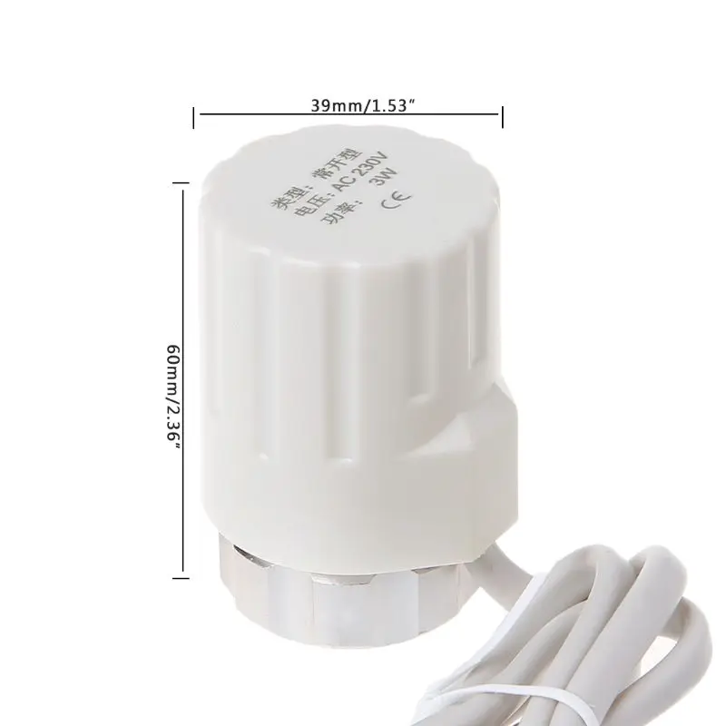 

Normally Open Thermal Electric Actuator for Manifold Flooring Heating System Parts 230V Radiator Valve Underfloor Thermostat