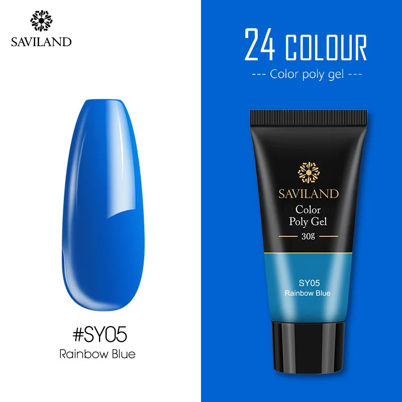 30ml SY05 SAVILAND Радужный флуоресцентный полиэтиленовый гель для быстрого строительства 30 г полиэтиленовый гель для увеличения скольжения раствор для быстрого наращивания - Цвет: 30ml SY05