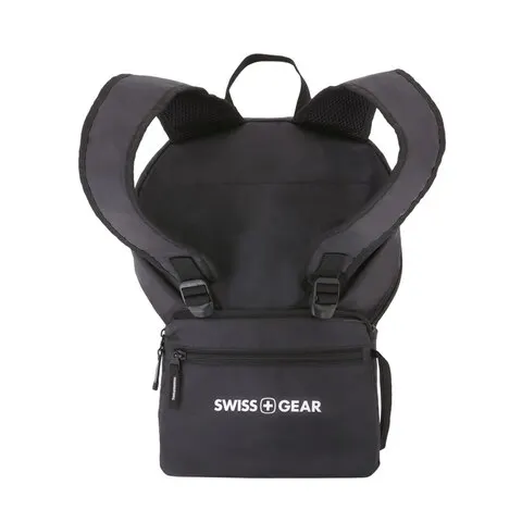 Рюкзак Swissgear складной черный 33 5х15 5x40 см 21 л | Багаж и сумки