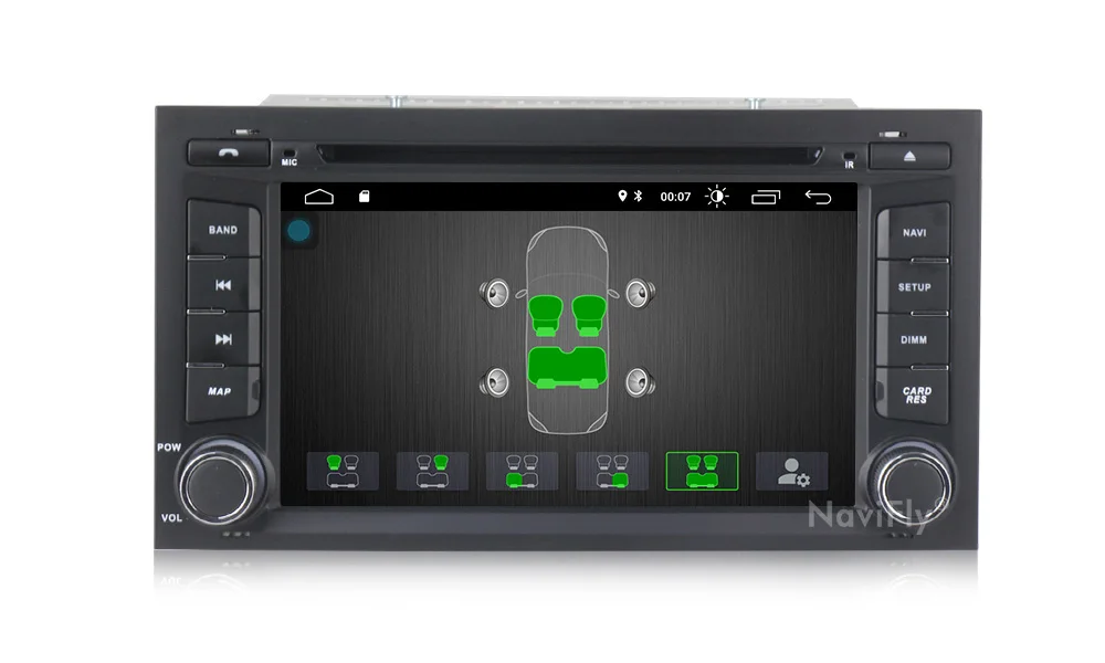 Android 9,0 автомобильный gps трек мультимедийный плеер 7 ''сенсорный экран для Seat Leon 2013 Автомагнитола RDS bluetooth