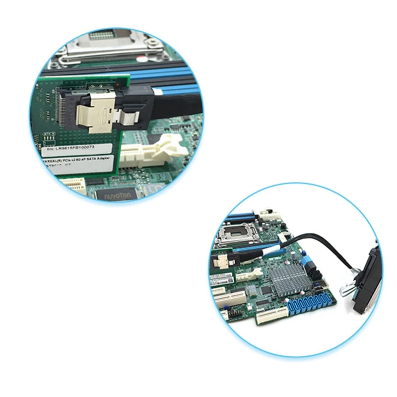 

PCIe to SATA 3.0 Expander PCI-E X1 to 4 Port SATA Free Drive Extender Adapter for Marvell 9215 Chip